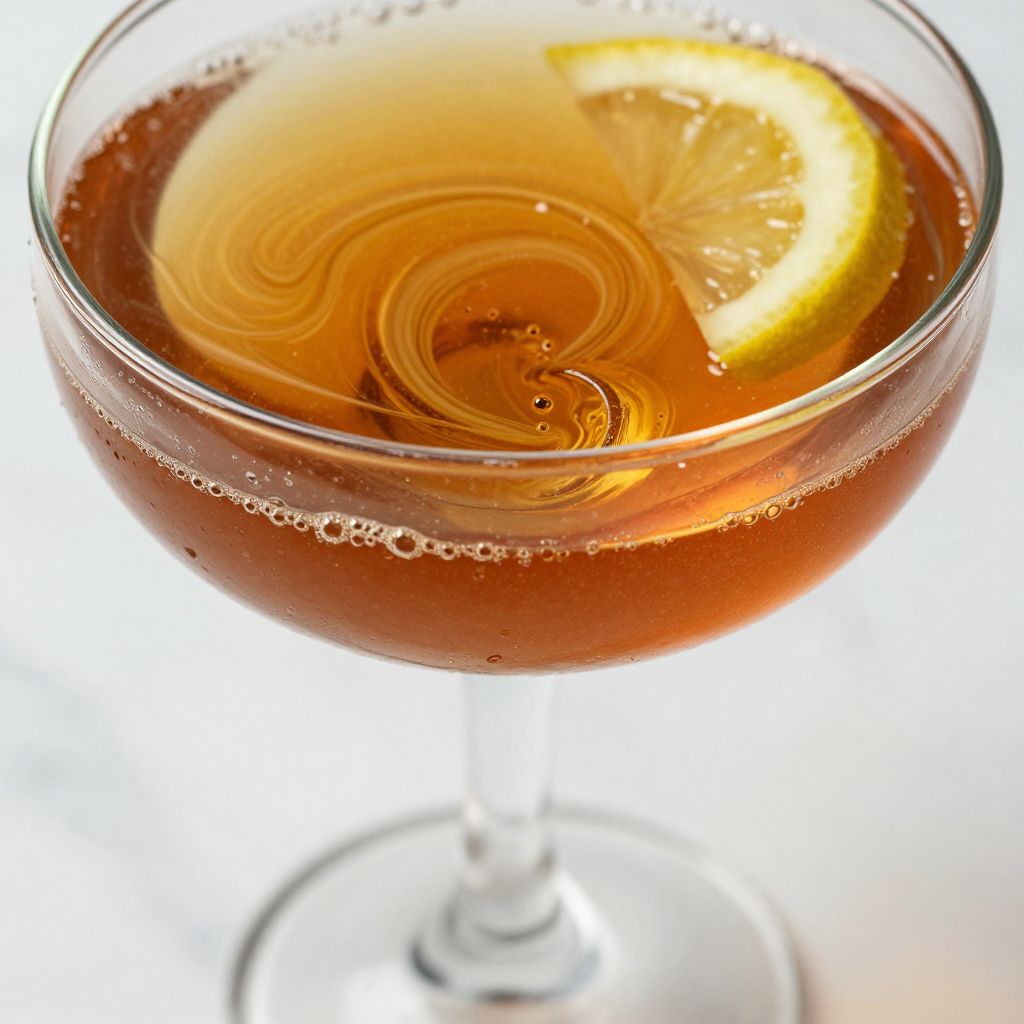 Honey Deuce cocktail preparation