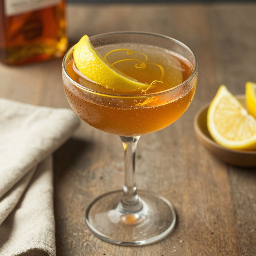 Finished Honey Deuce cocktail