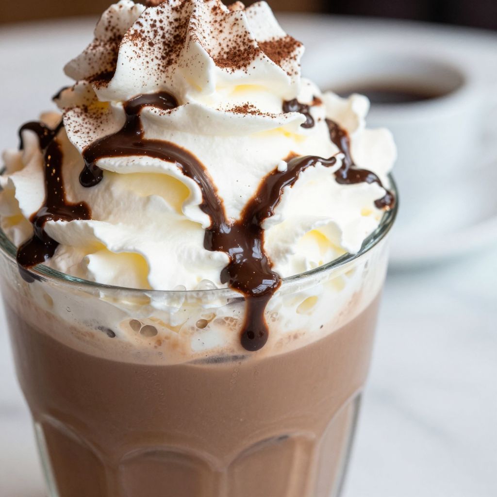 Iced Mocha Latte Step Image