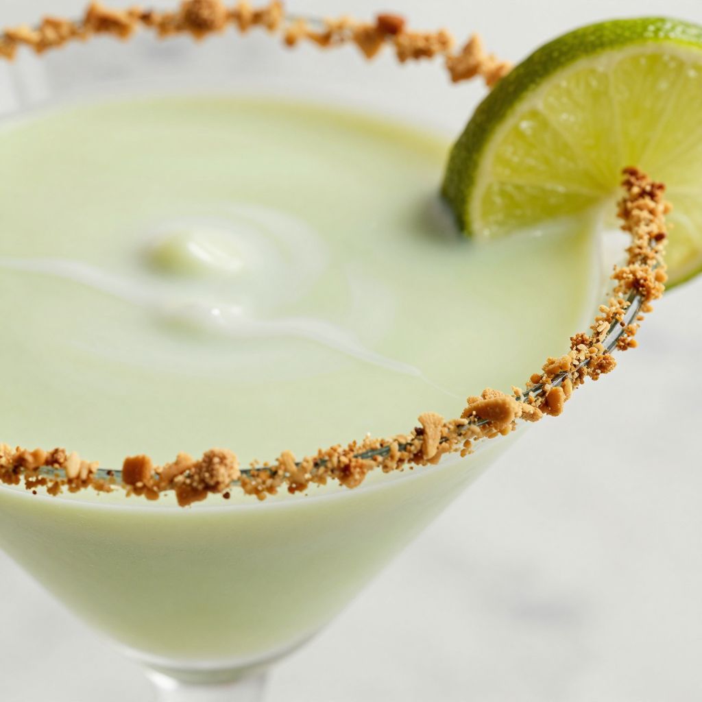 Key Lime Pie Martini Step by Step