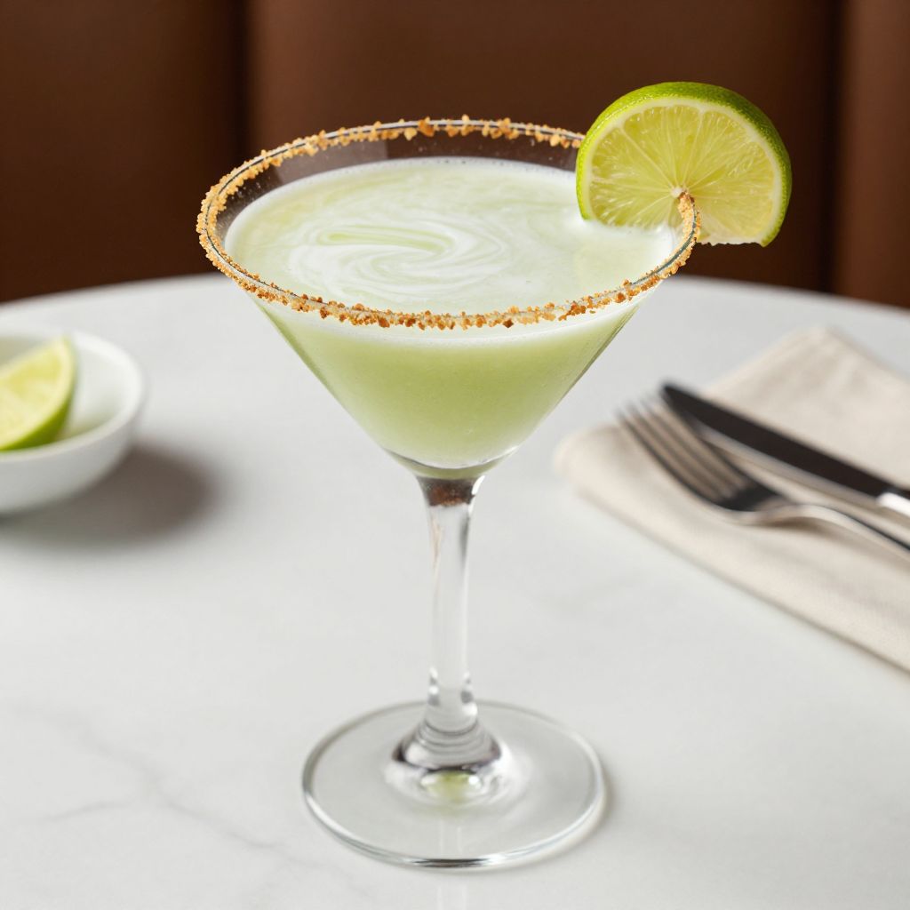 Key Lime Pie Martini Garnish