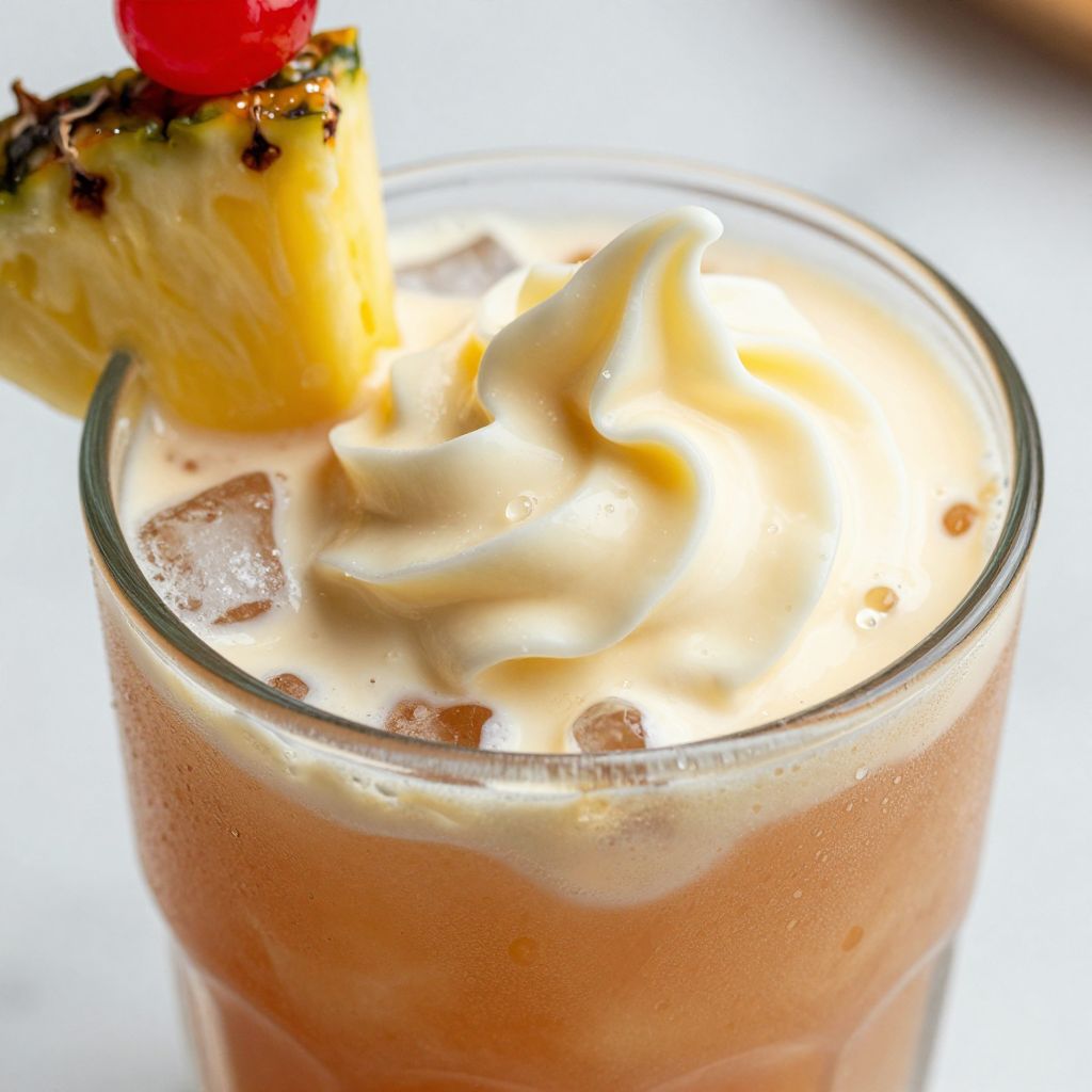 Lava Flow Drink Preparation Image