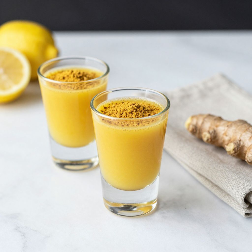 Lemon Ginger Turmeric Powder Shot