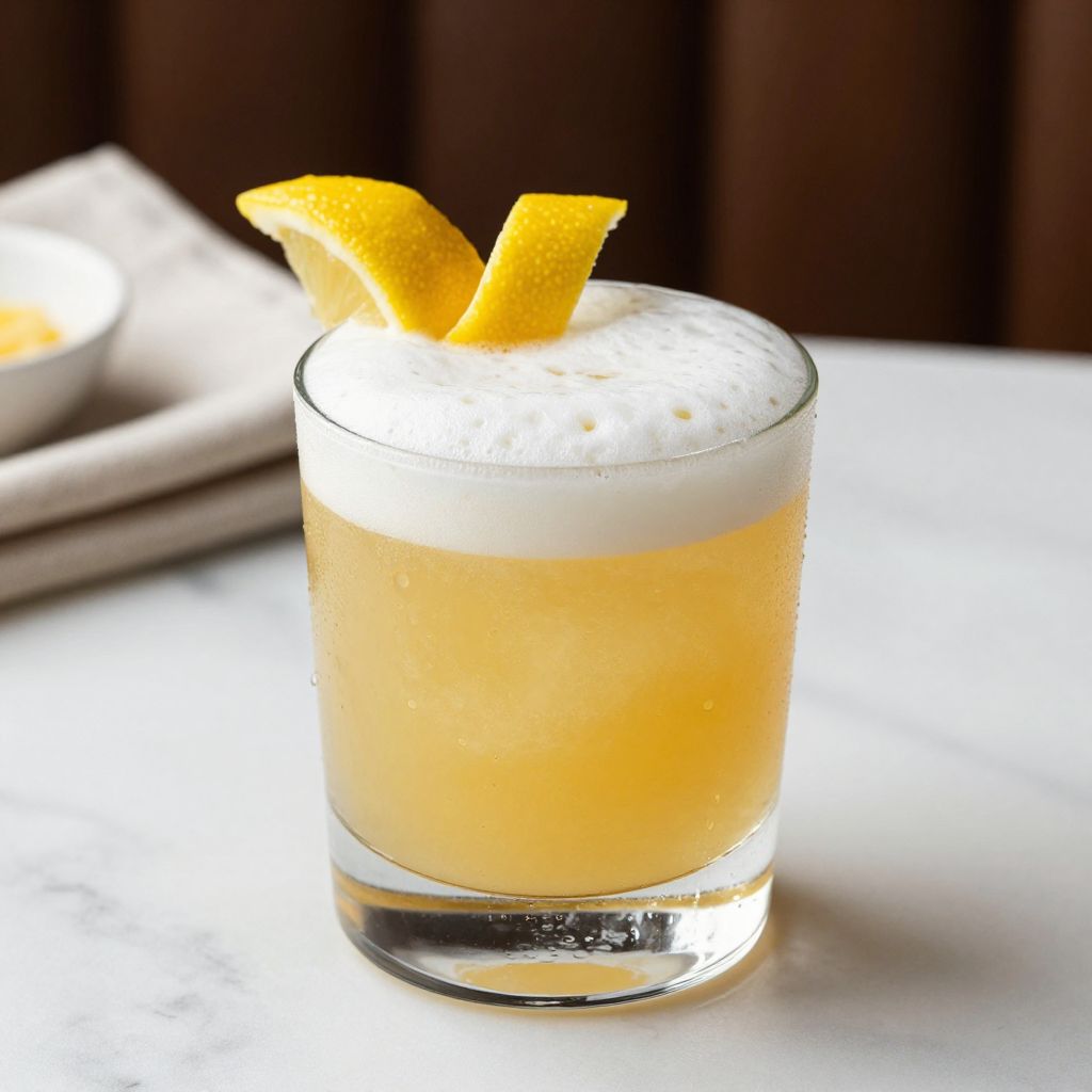 Lemon Sour Cocktail