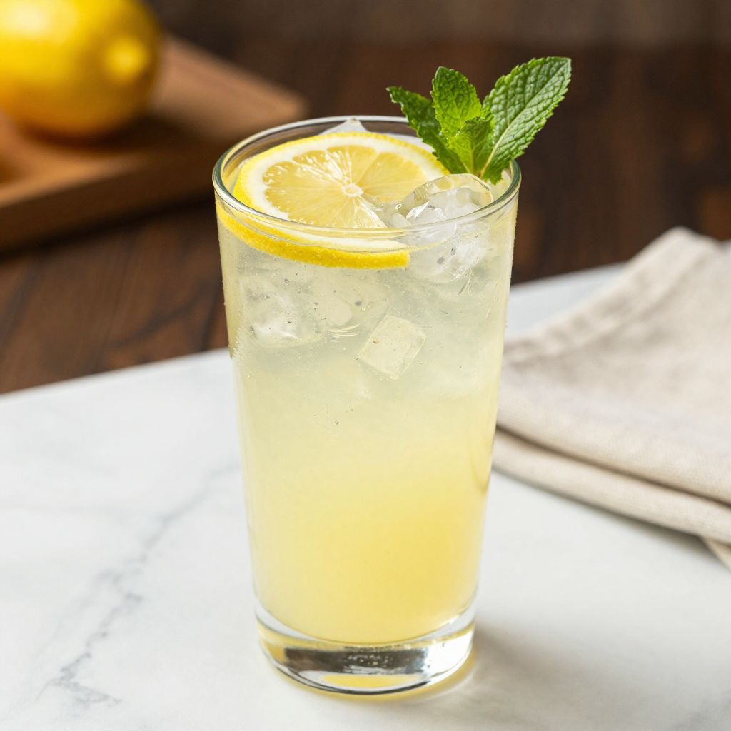 Glass of Fresh Lemonade