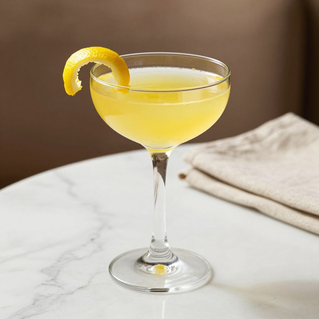 Bottled homemade lemoncello