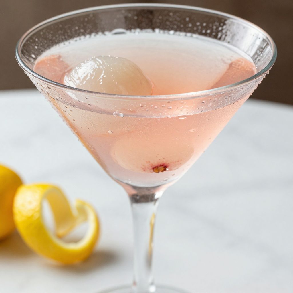 Lychee Martini Step by Step Image