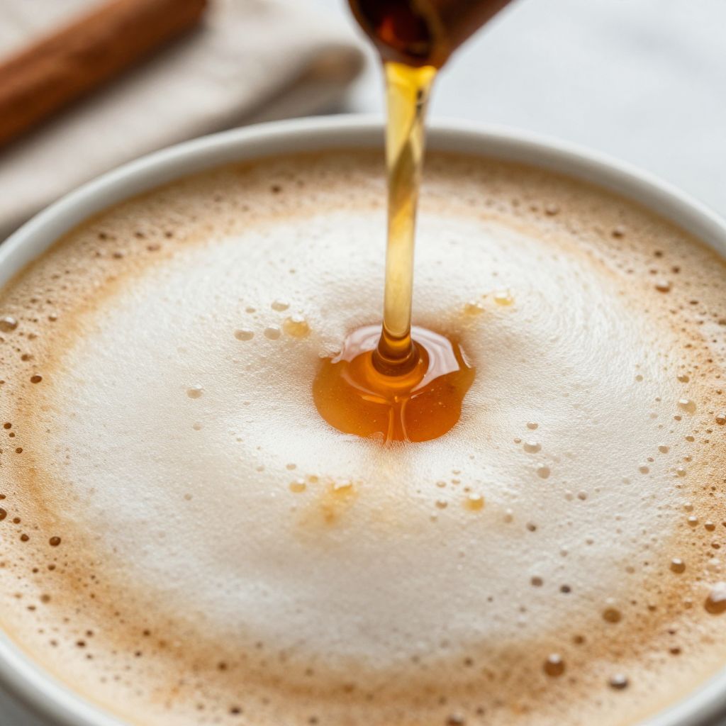 Maple Latte Preparation
