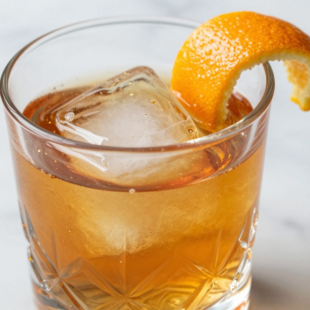 Maple Old Fashioned in Mixing Glass