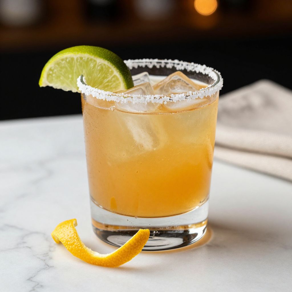 Margarita served glass