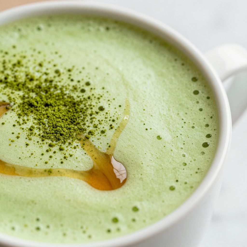 Matcha Coffee Step Image