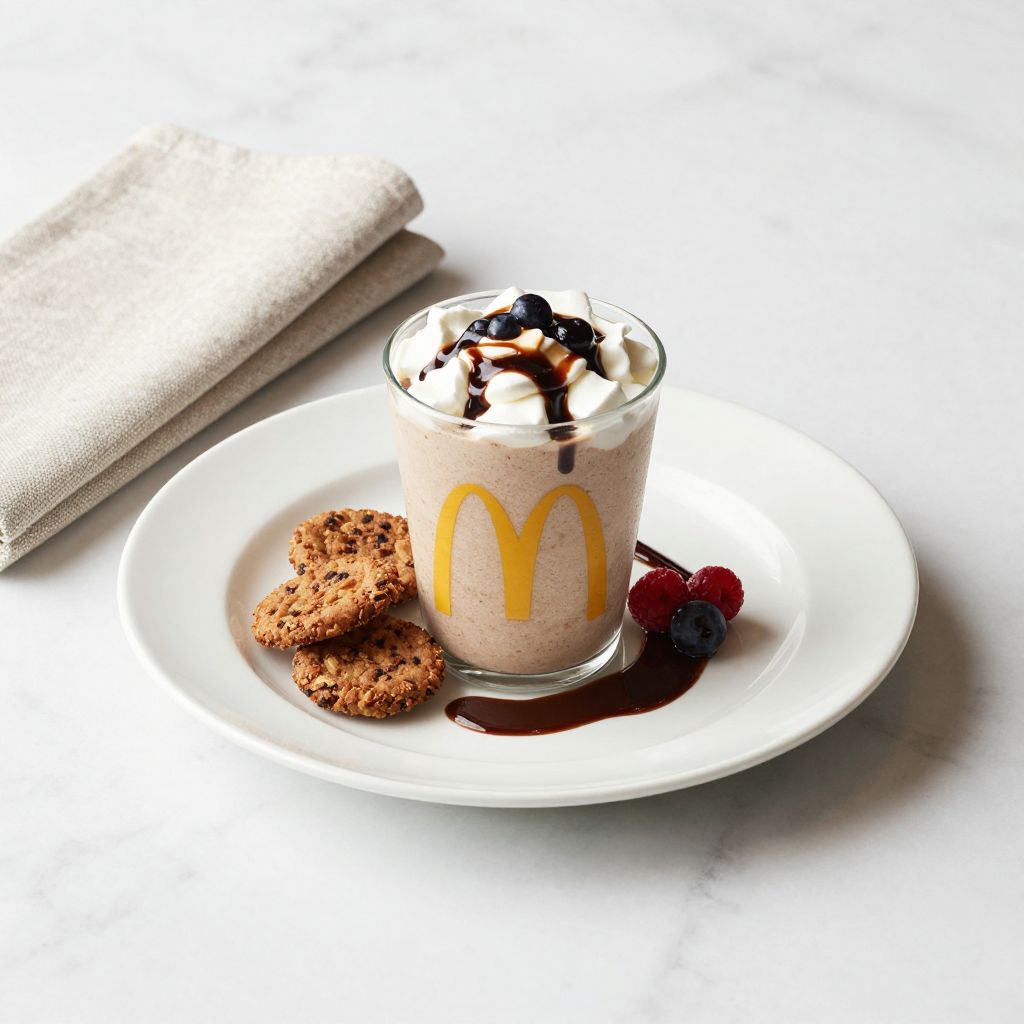 McDonald's Smoothie Recipe Card