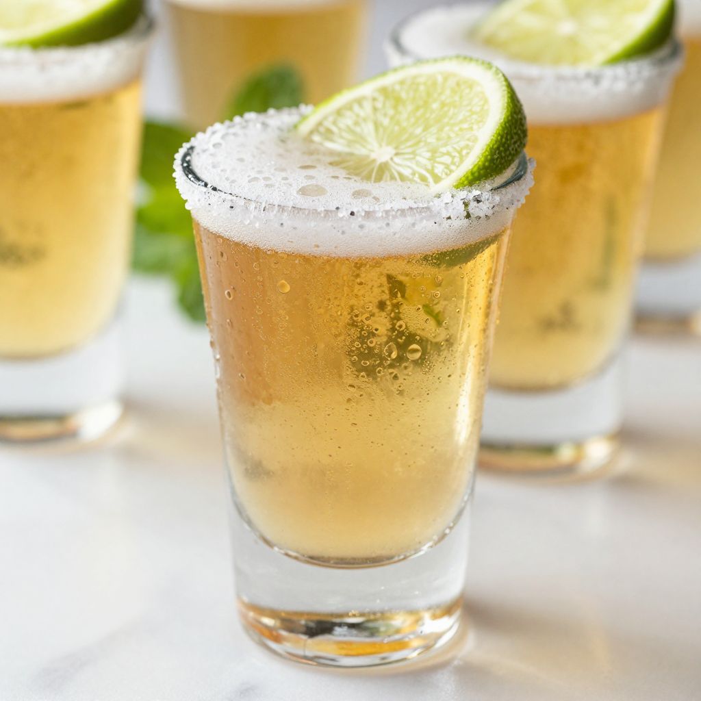 Mini beer shots preparation step