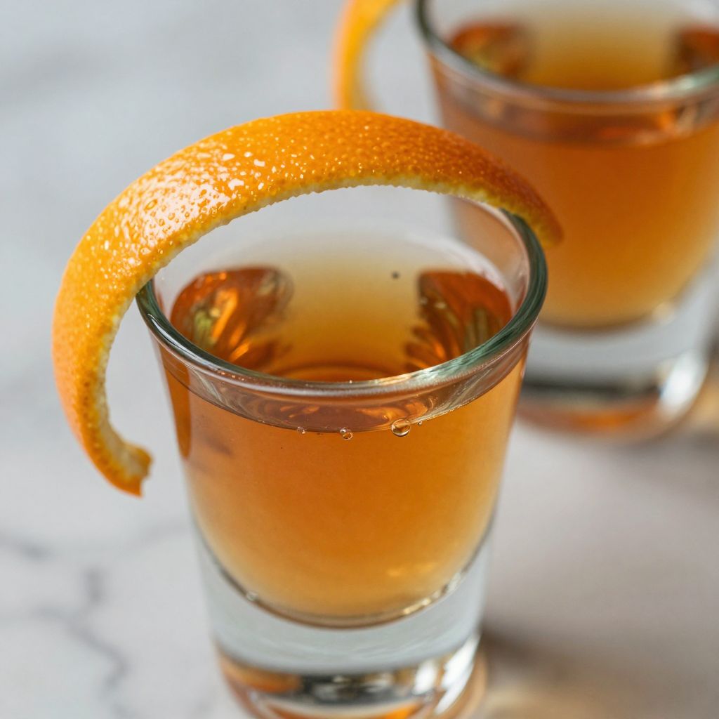 Orange Tea Shot Preparation