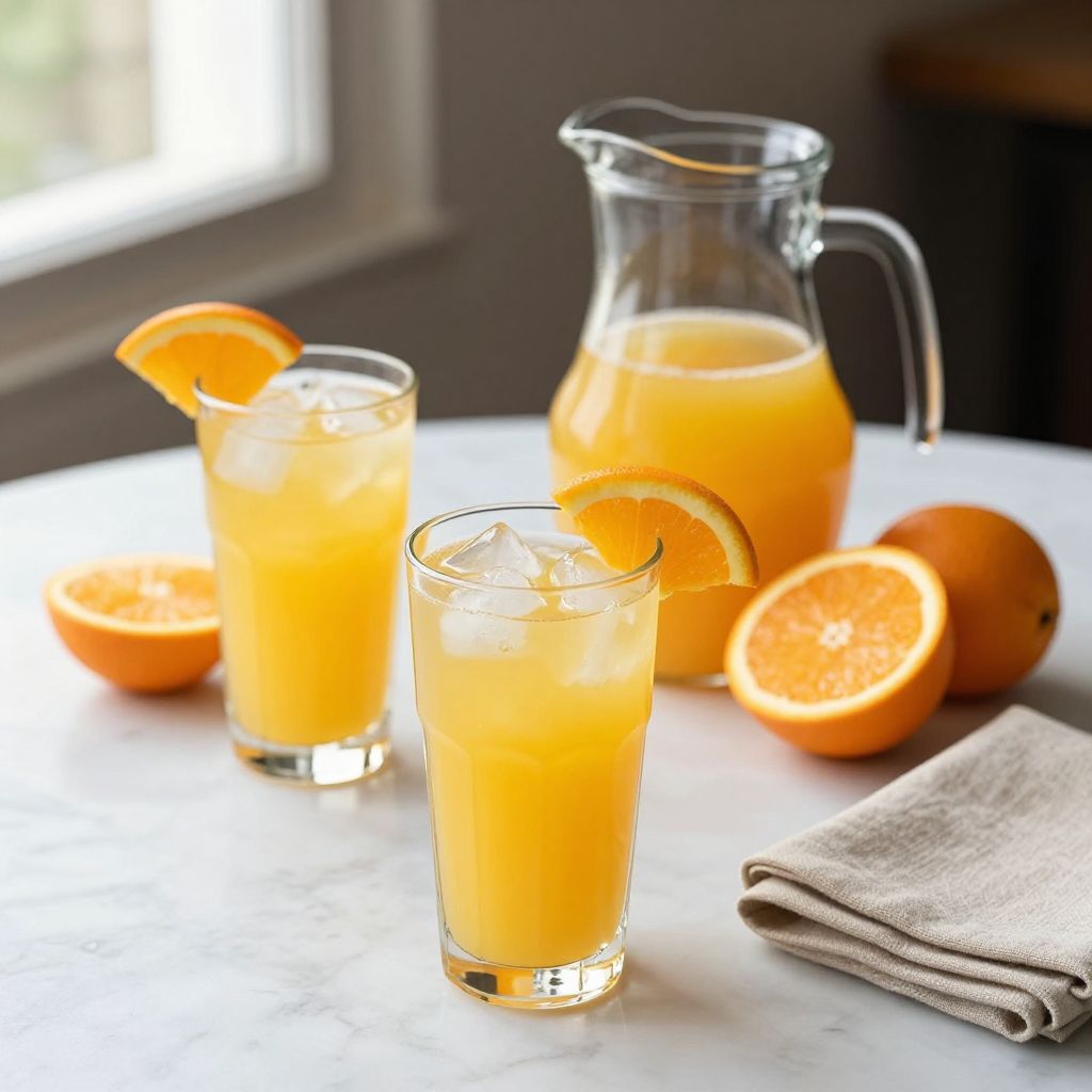 Nutrition information for homemade orangeade