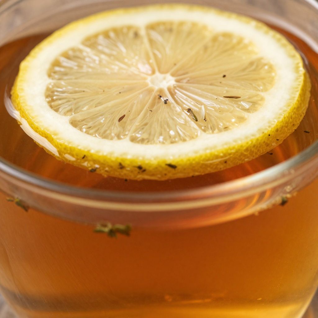 Oregano Tea Brewing