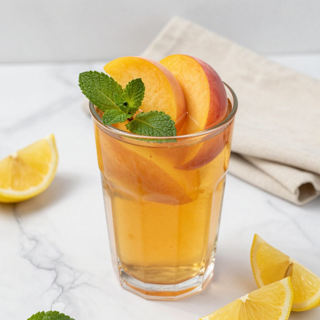 Finished Peach Tea