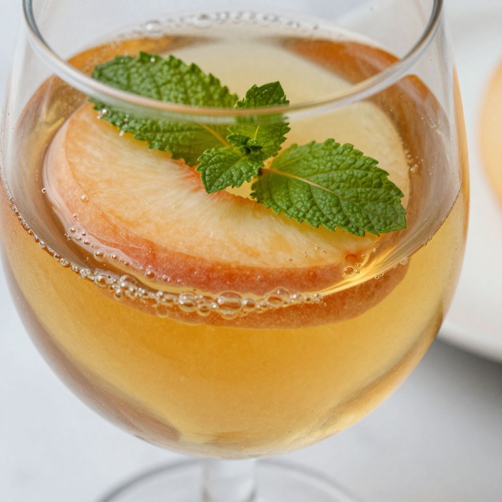 Homemade Peach Wine Process
