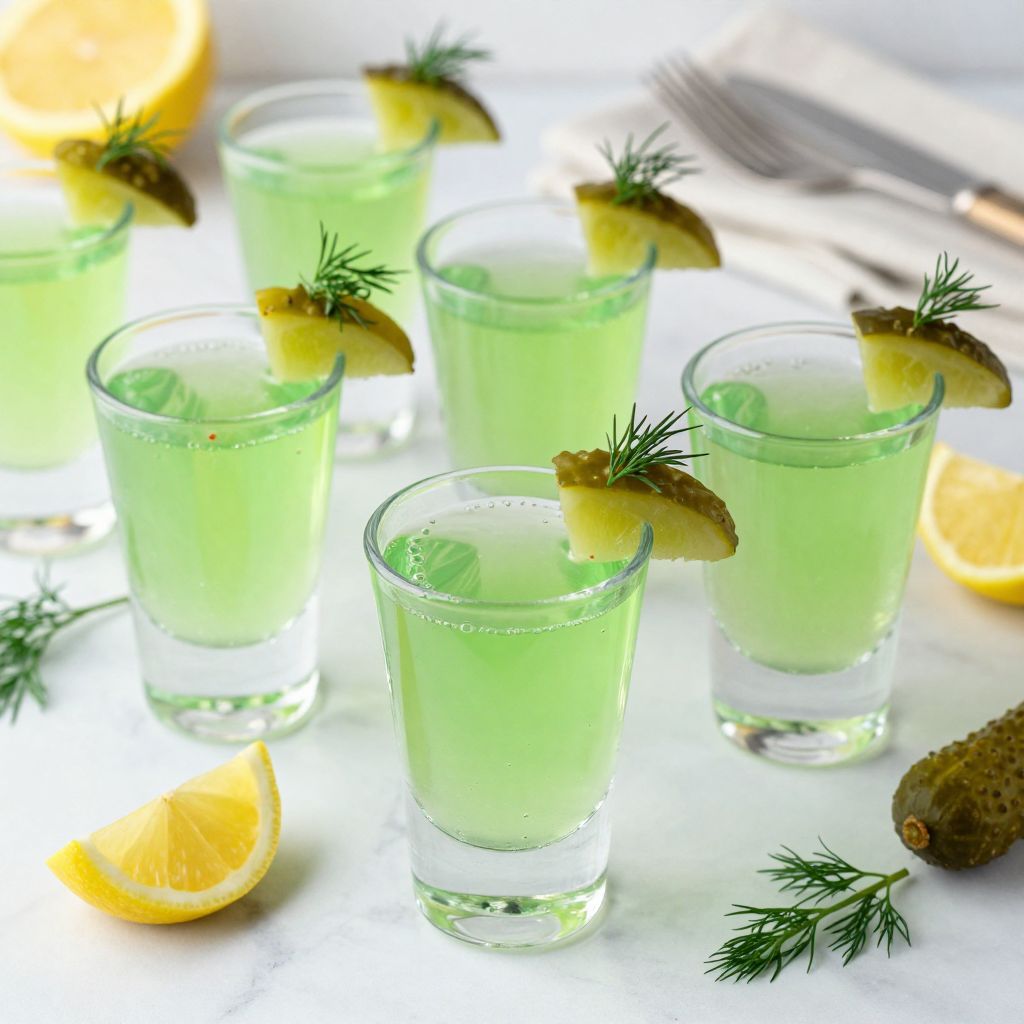 Pickle Shot Serving