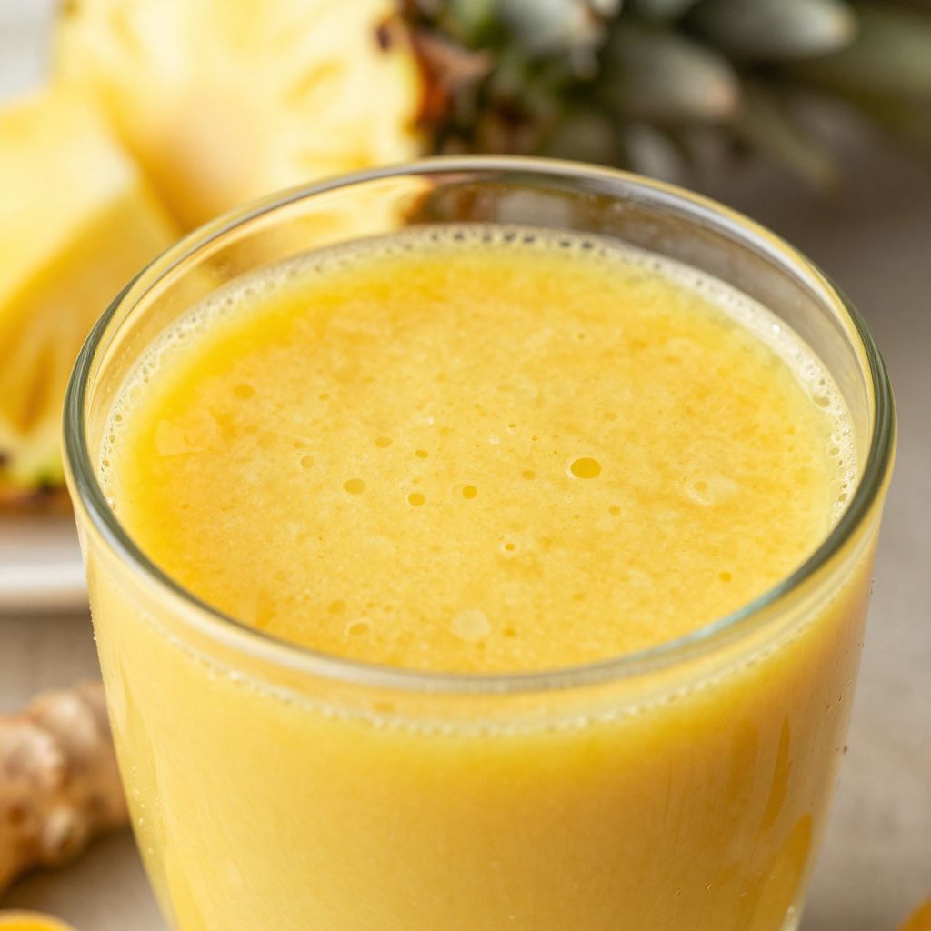 Pineapple Ginger Turmeric Shot preparation image