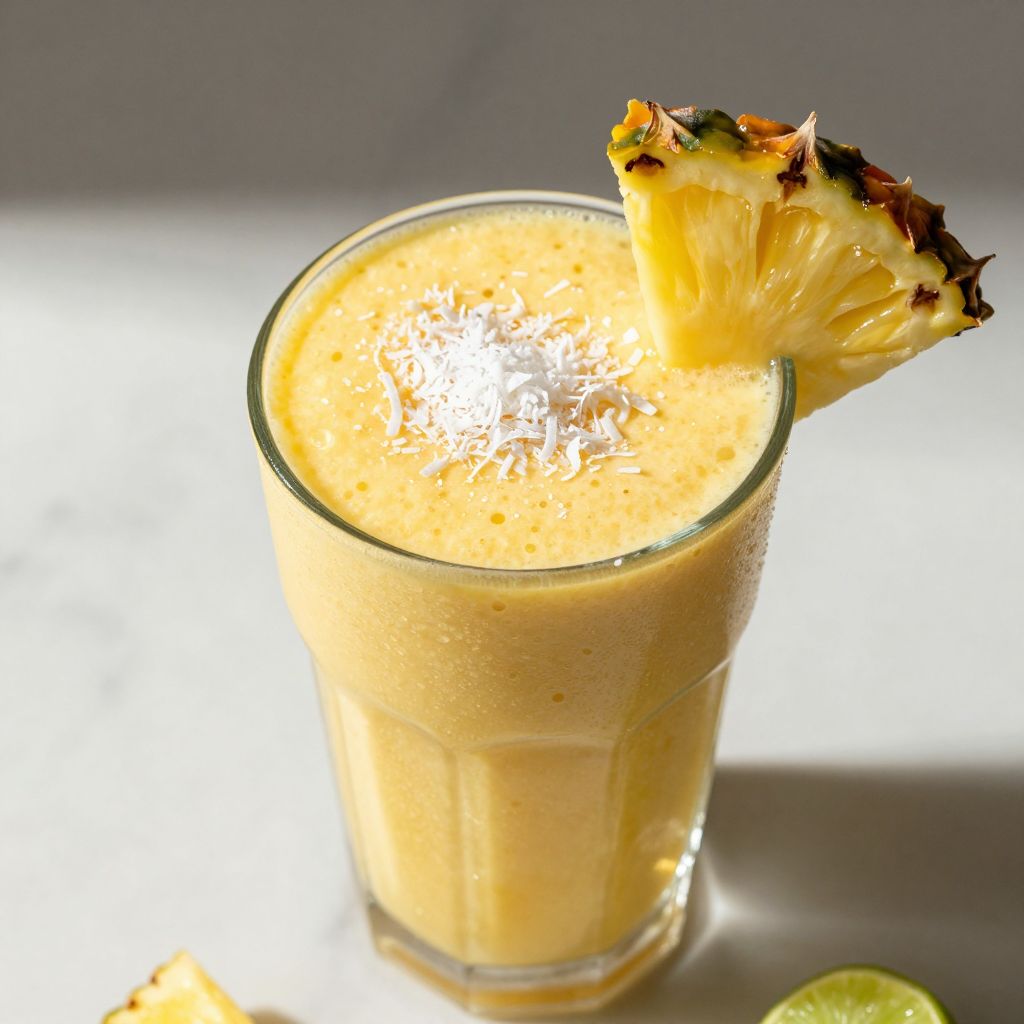 Pineapple Smoothie Step
