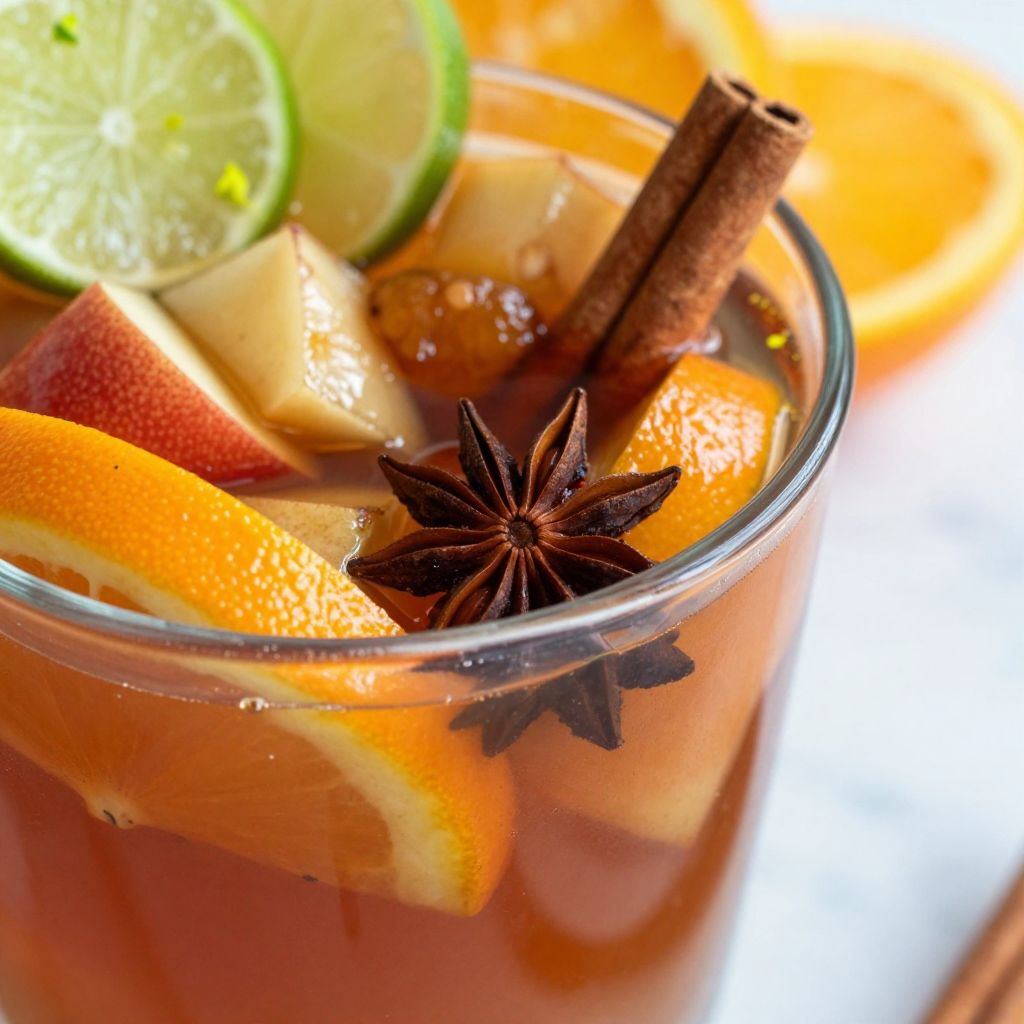 Ponche brew in pot
