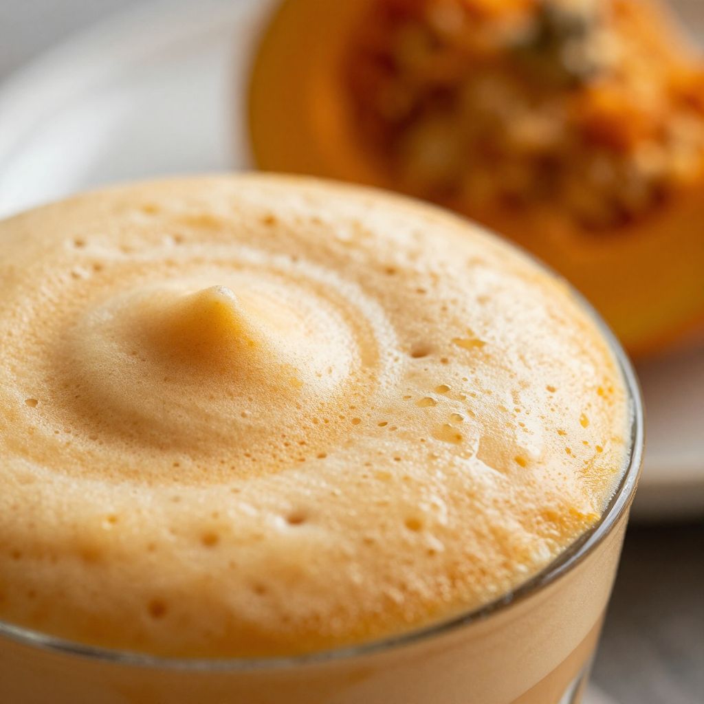 Pumpkin Cream Cold Foam Process