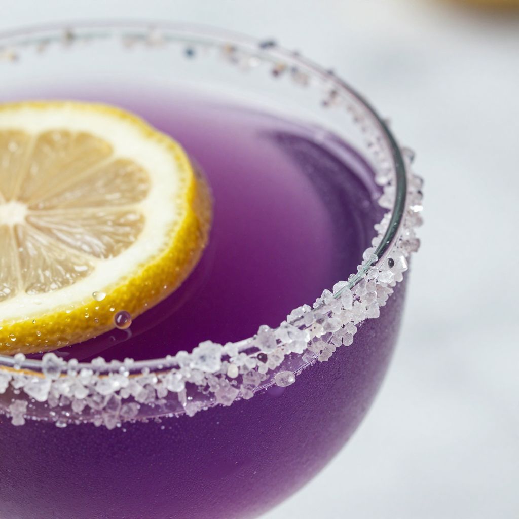 Purple Rain Cocktail Preparation