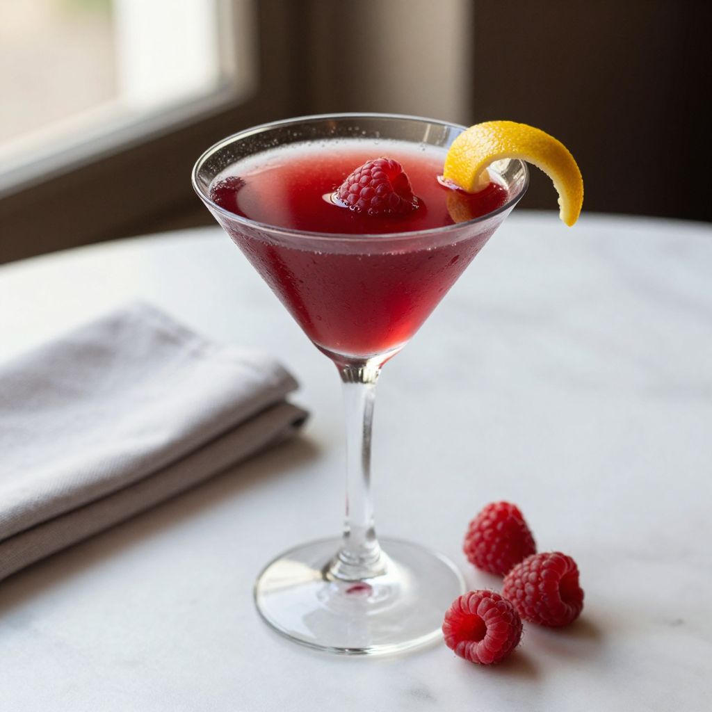 Raspberry Lemon Drop Martini Image