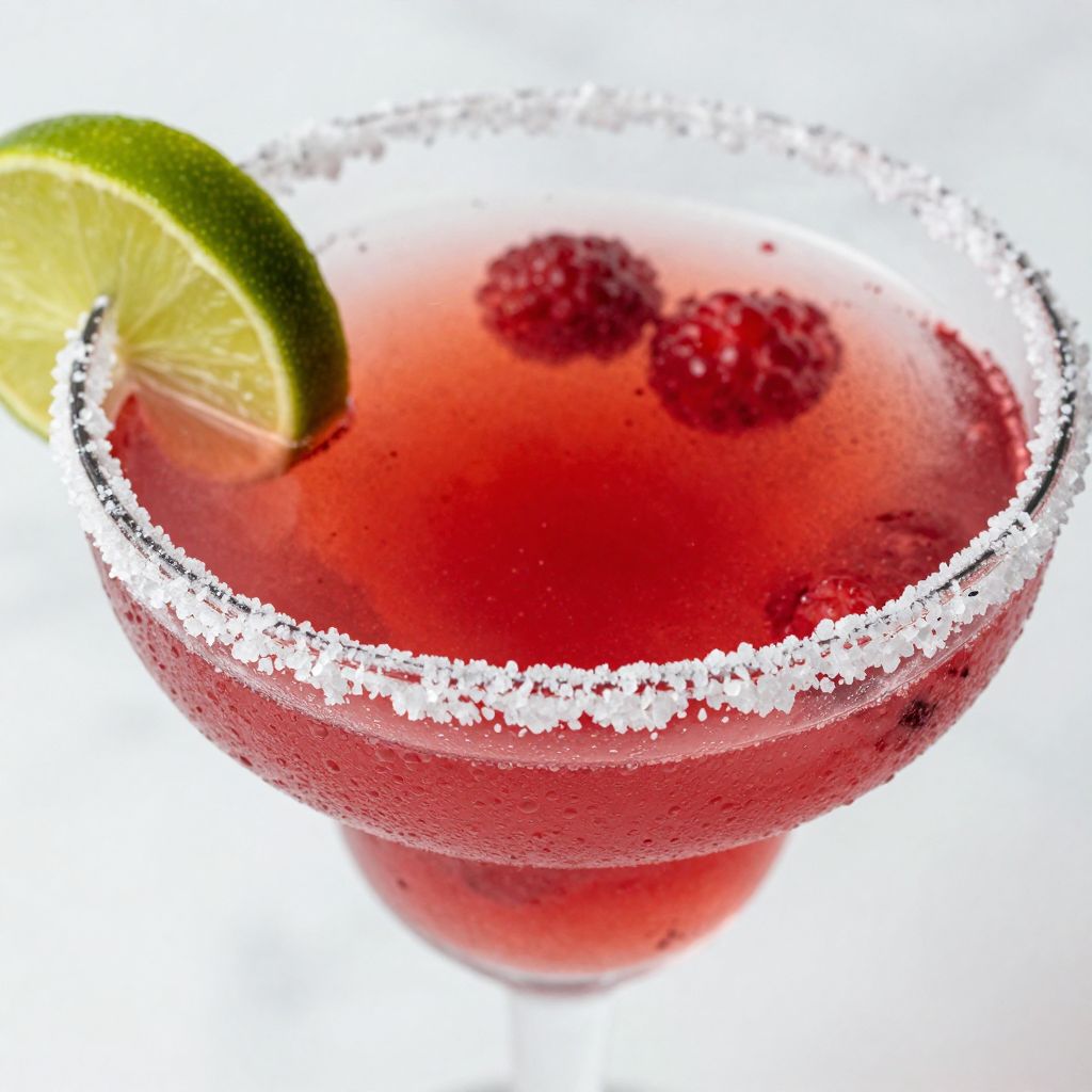 Raspberry Margarita being shaken