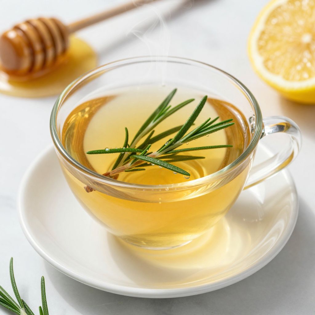 Rosemary tea step by step