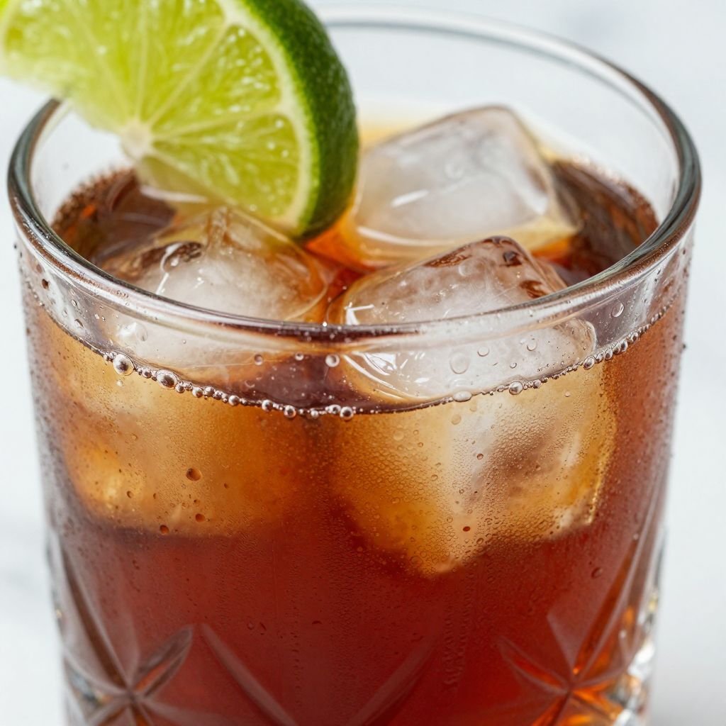 Rum and Coke preparation steps