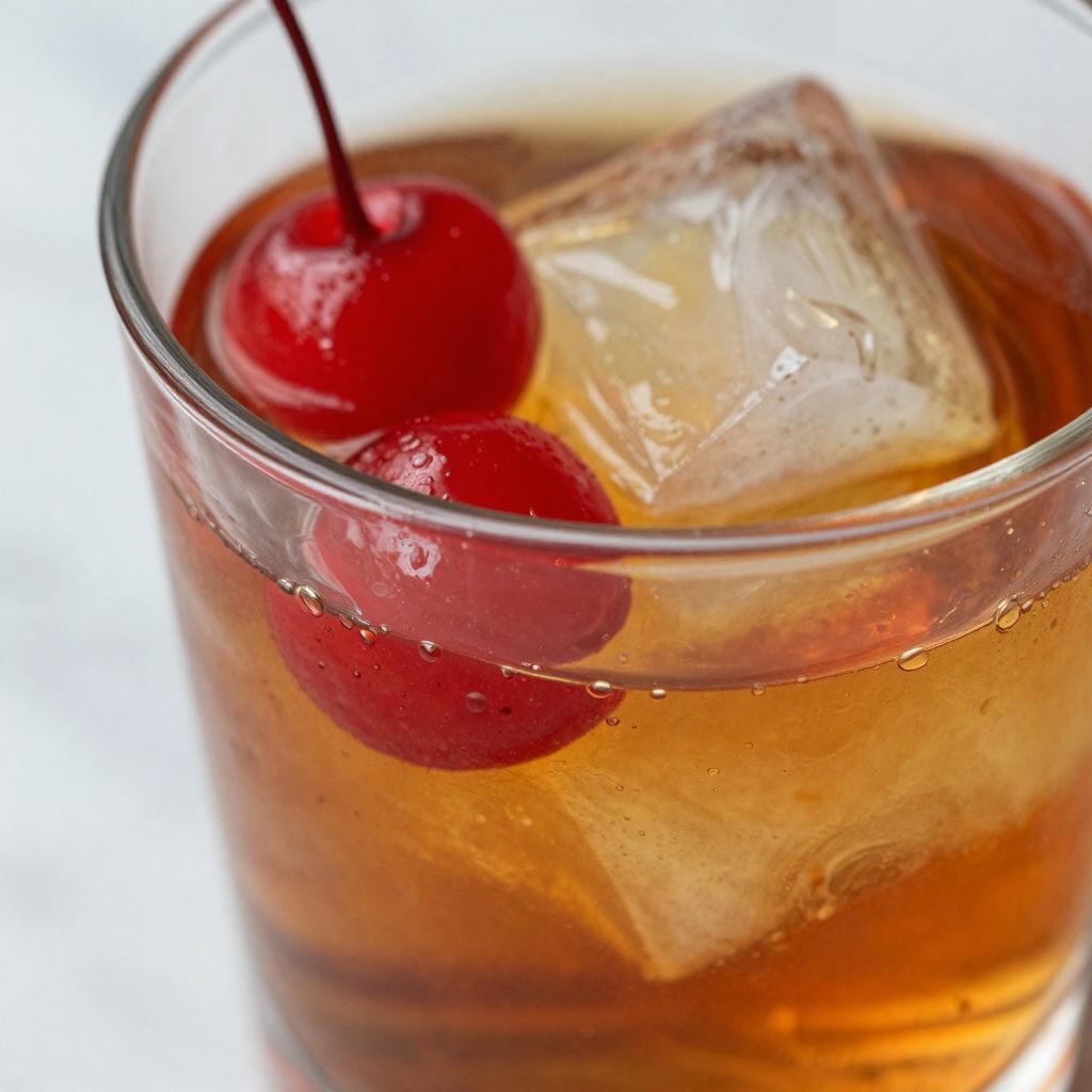 Rye Manhattan preparation