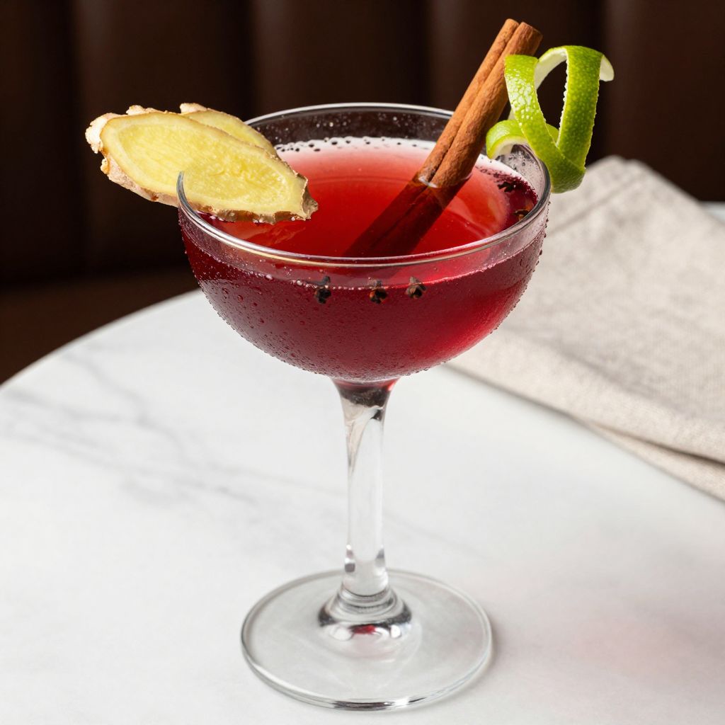 Served Sorrel Drink