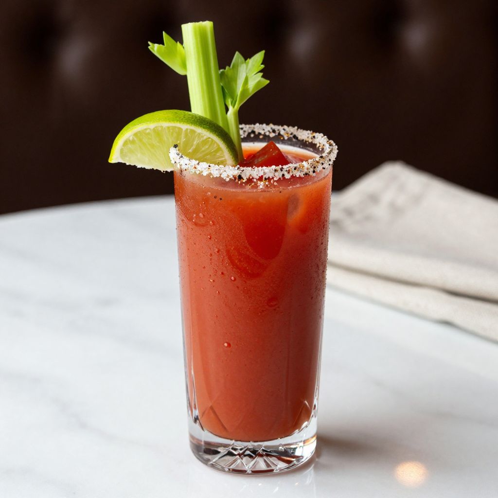 Served Spicy Bloody Mary