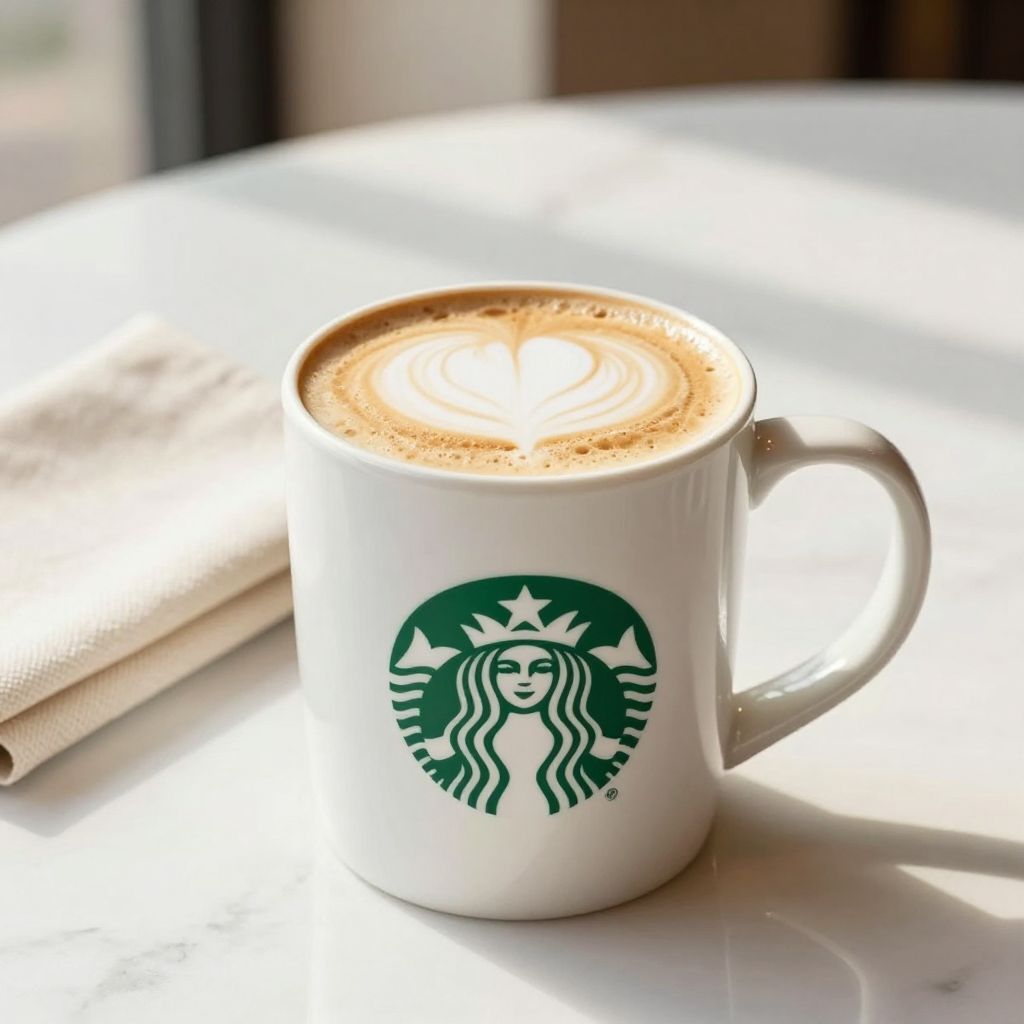 Starbucks Blonde Vanilla Latte Recipe Card