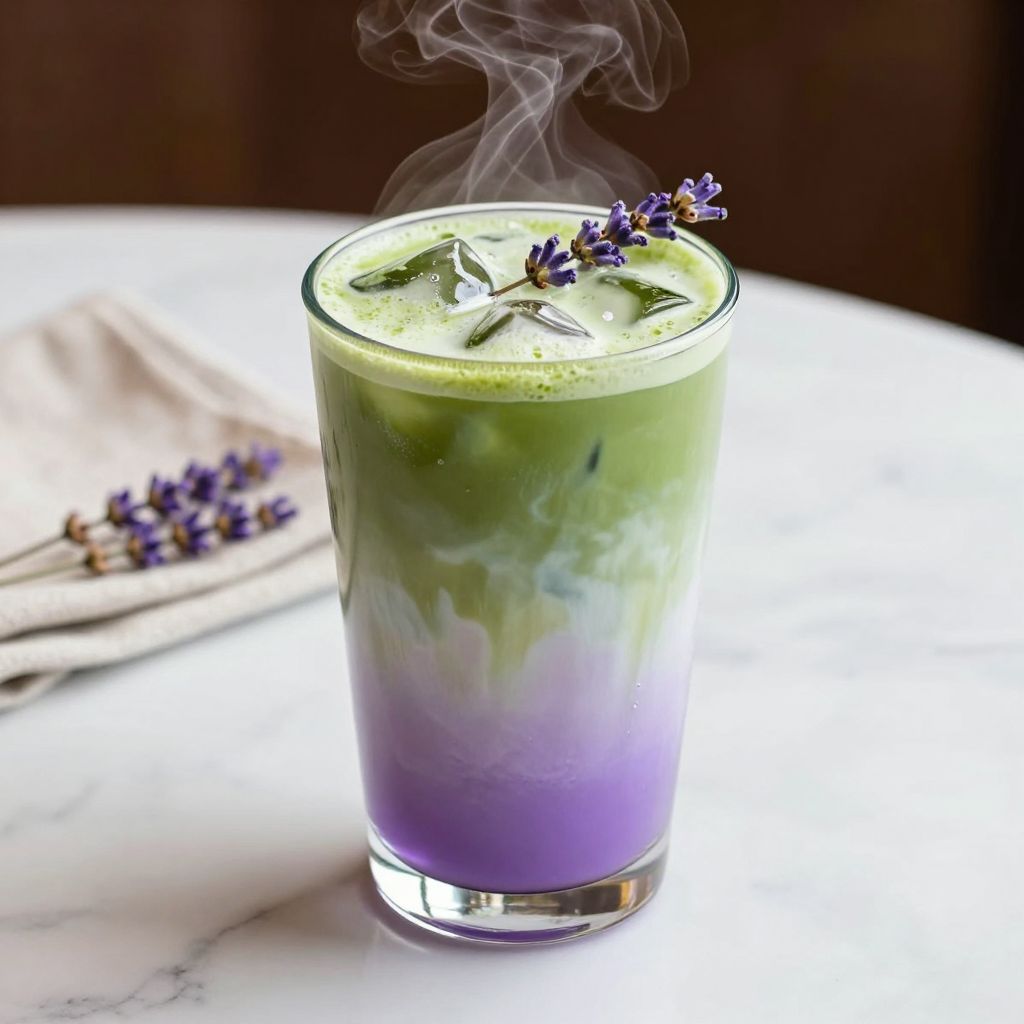 Starbucks Lavender Matcha drink