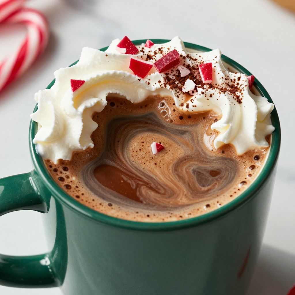 Starbucks Peppermint Mocha Steps