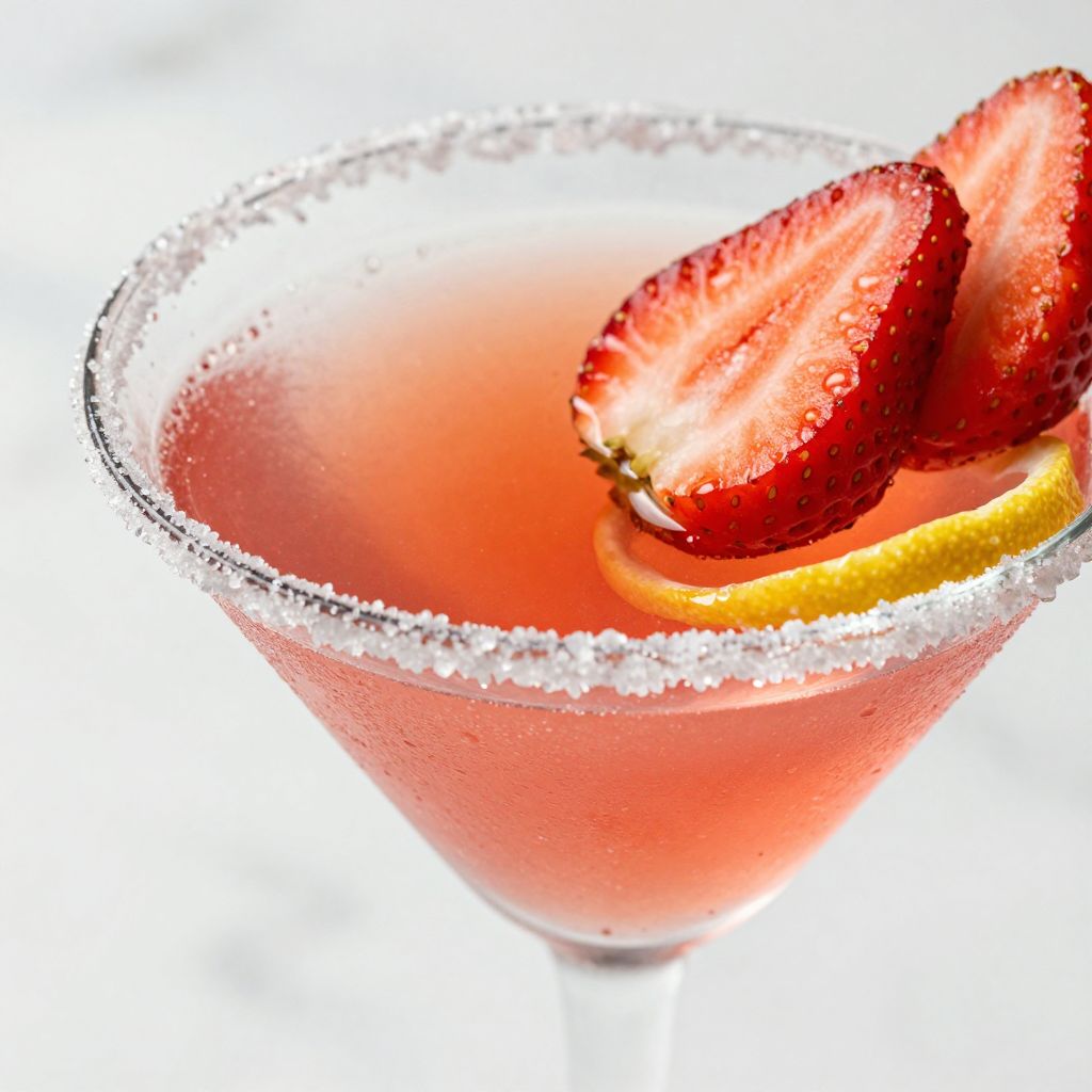 Strawberry Lemon Drop Step by Step