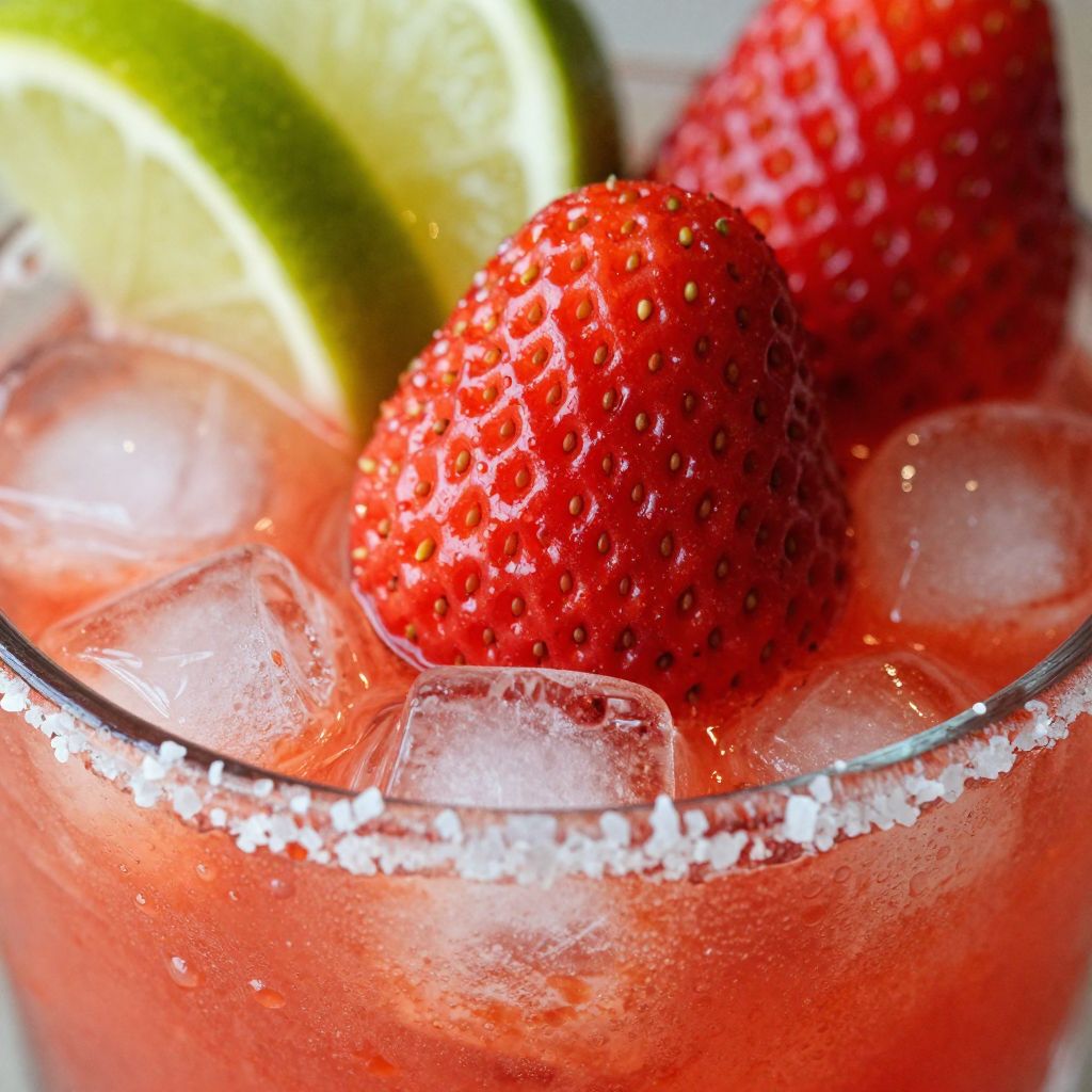 How to Make Strawberry Margarita on the Rocks