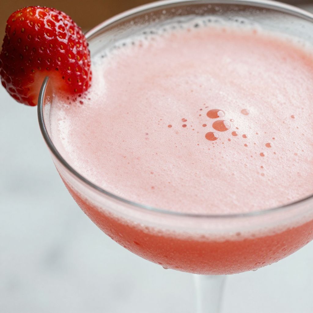 Process of making Strawberry Martini