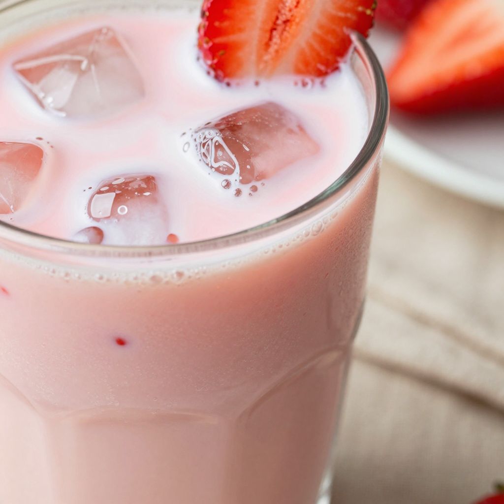 How to Make Strawberry Milk Tea