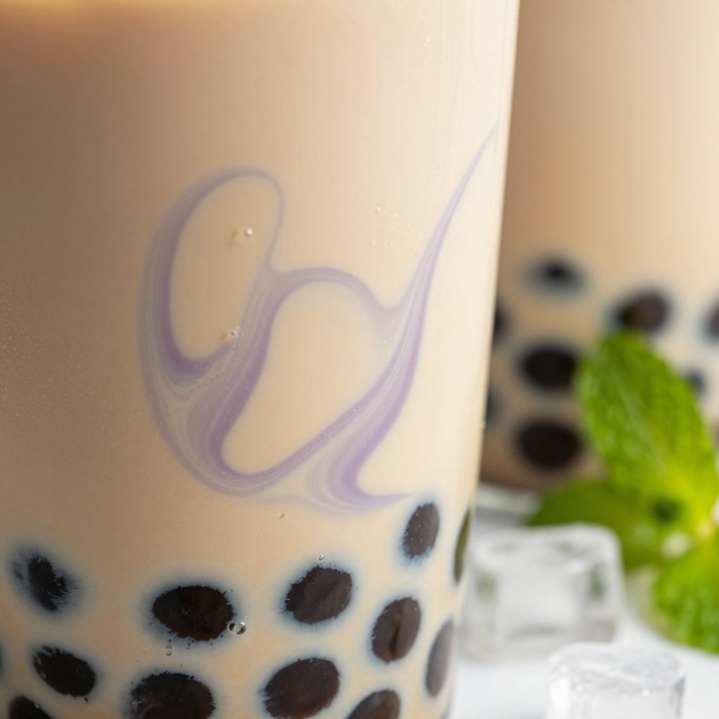 Taro Milk Tea preparation step image