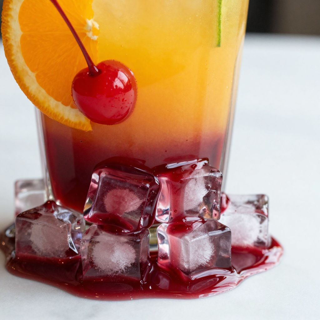 Tequila Sunset Step by Step