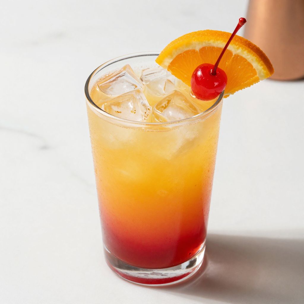 Tequila Sunset Cocktail