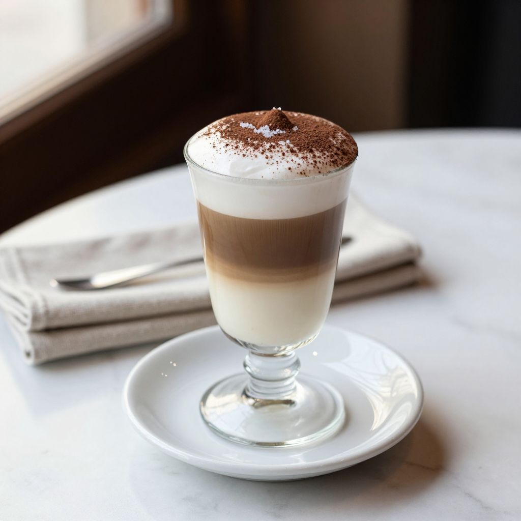 Tiramisu Latte Presentation