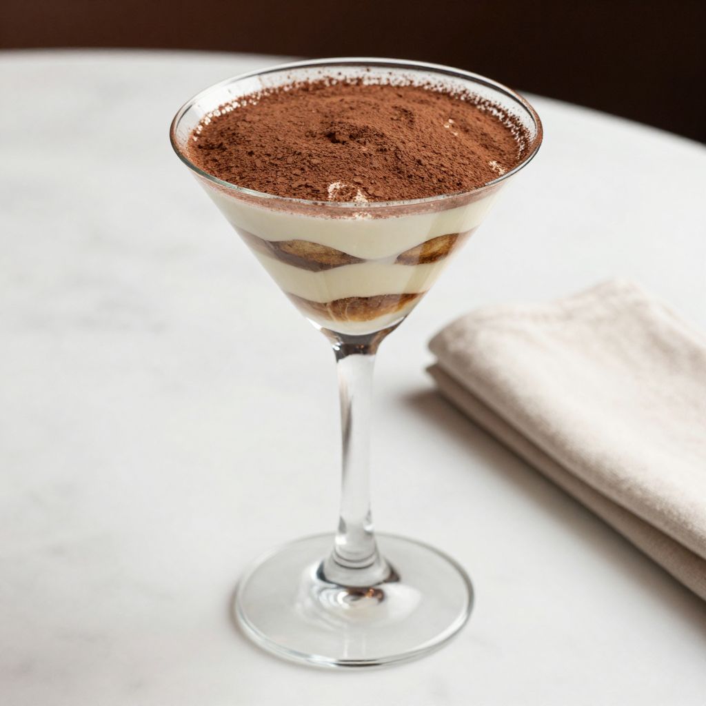 Tiramisu Martini Serving