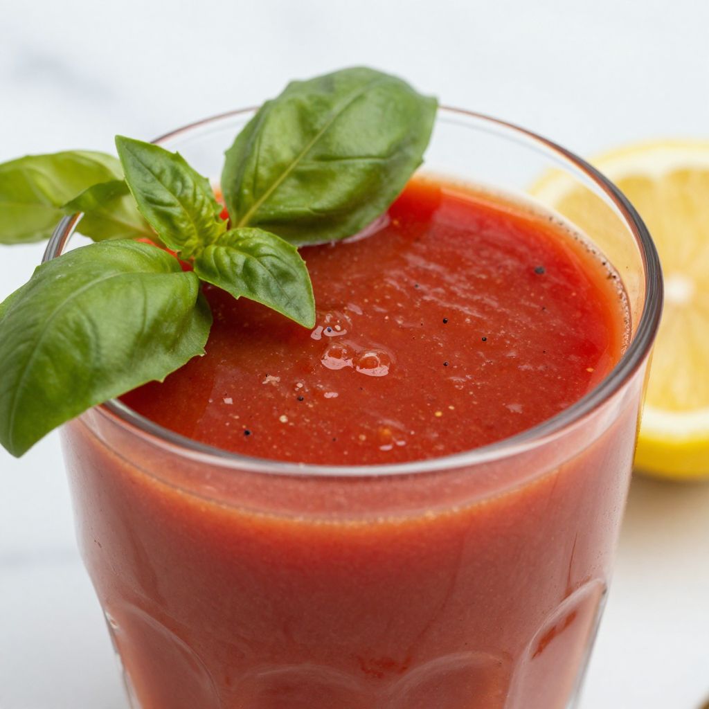 Fresh Tomato Juice Preparation
