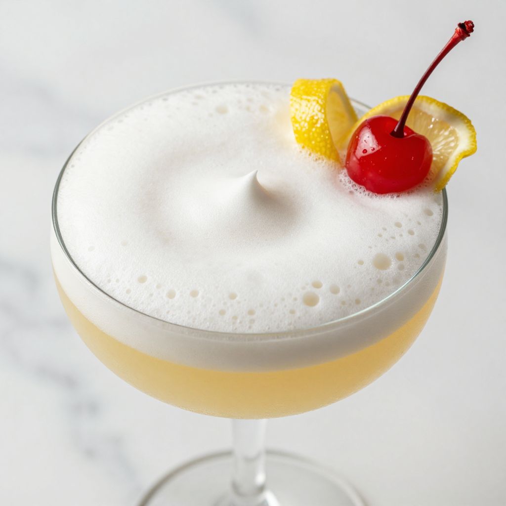 Vodka Sour Preparation Step
