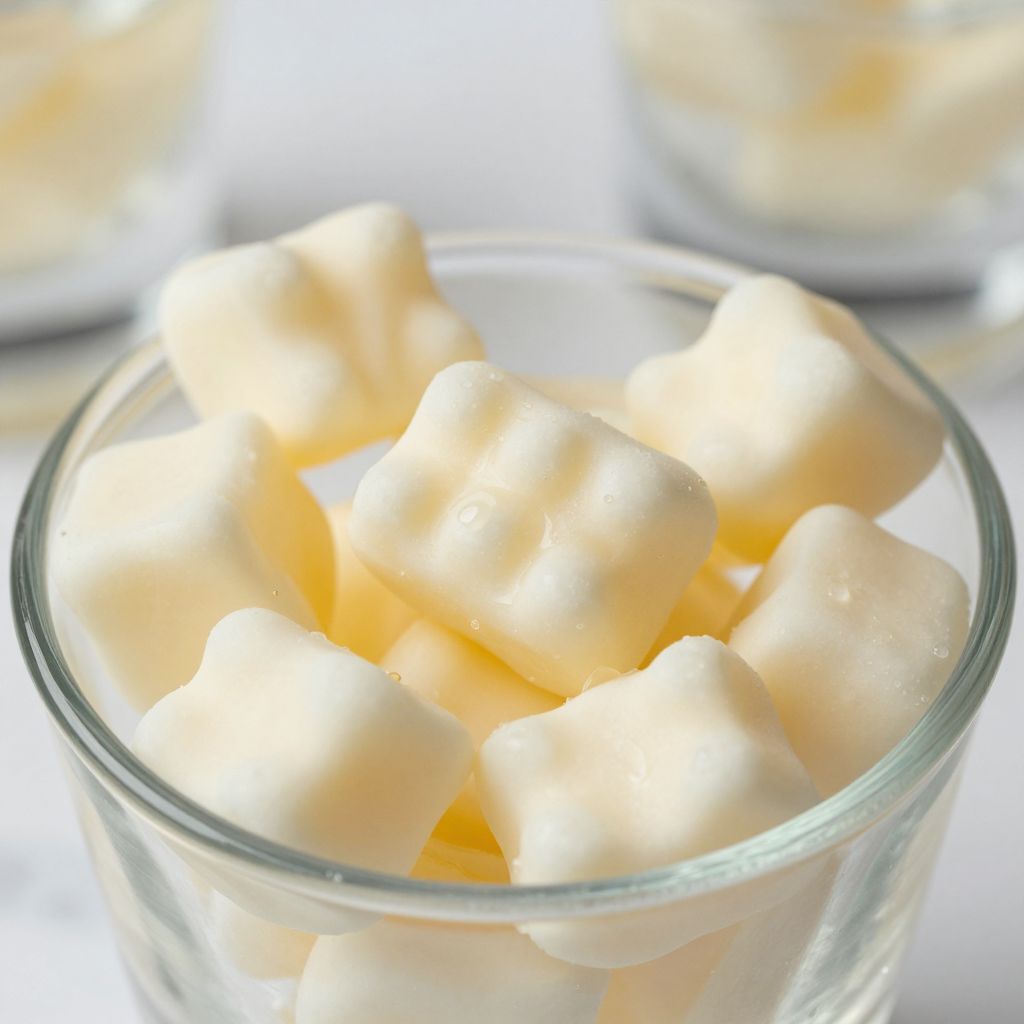 White Gummy Bear Shot Preparation